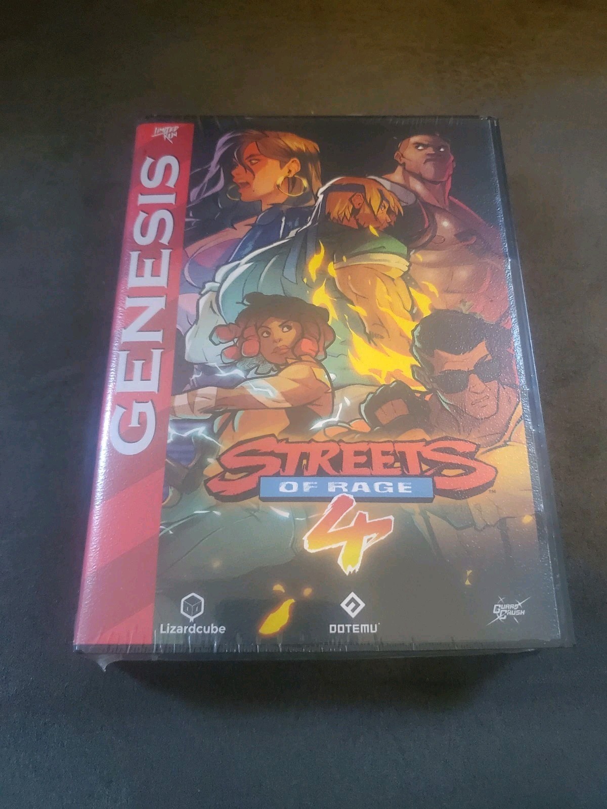 Streets of Rage 4 Collectors Edition Limited Run Metal Replica Cartridge No Game