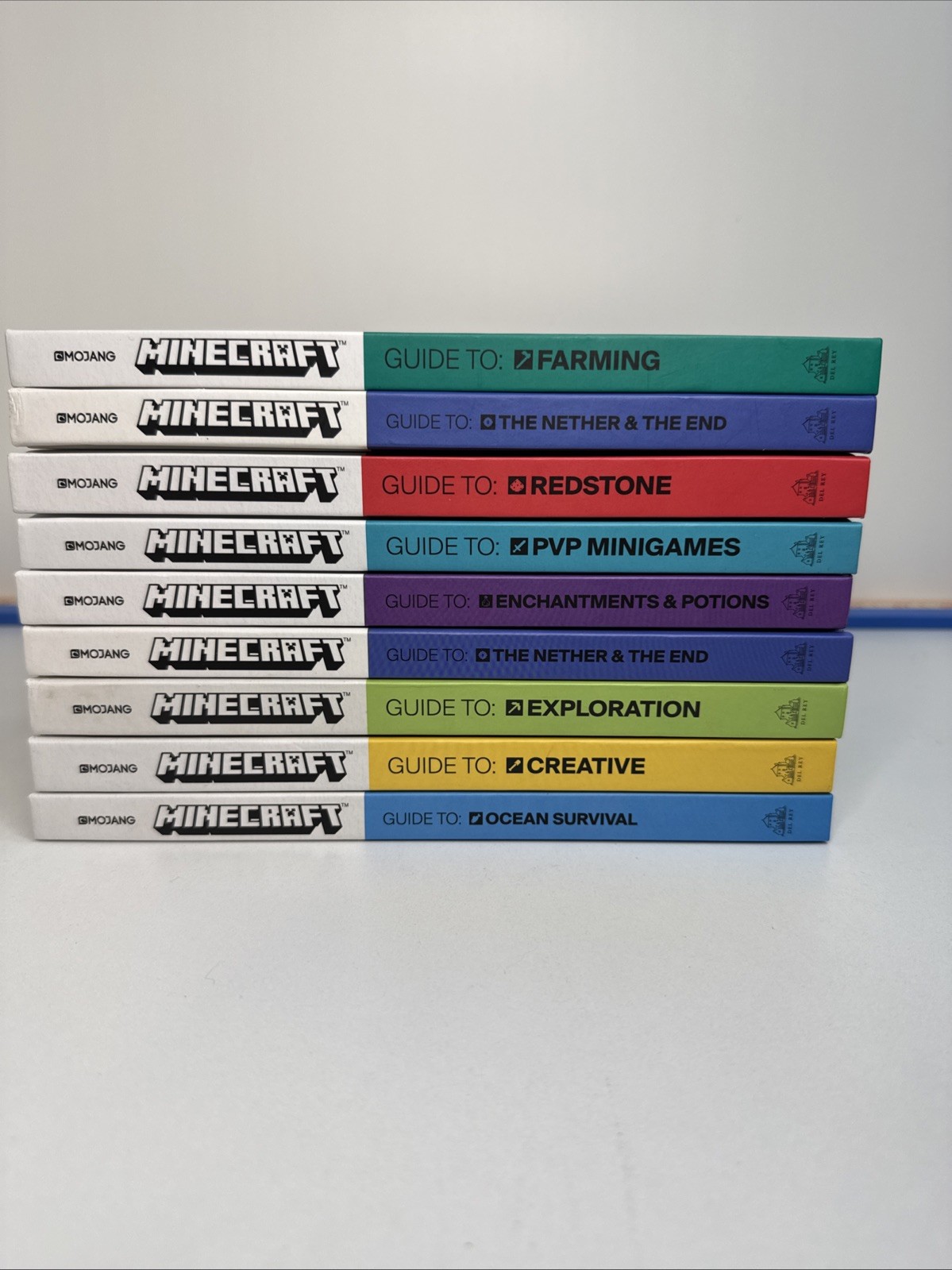 Minecraft Guide To: Exploration. Lot of 8 Books by Mojang PvP Redstone & More