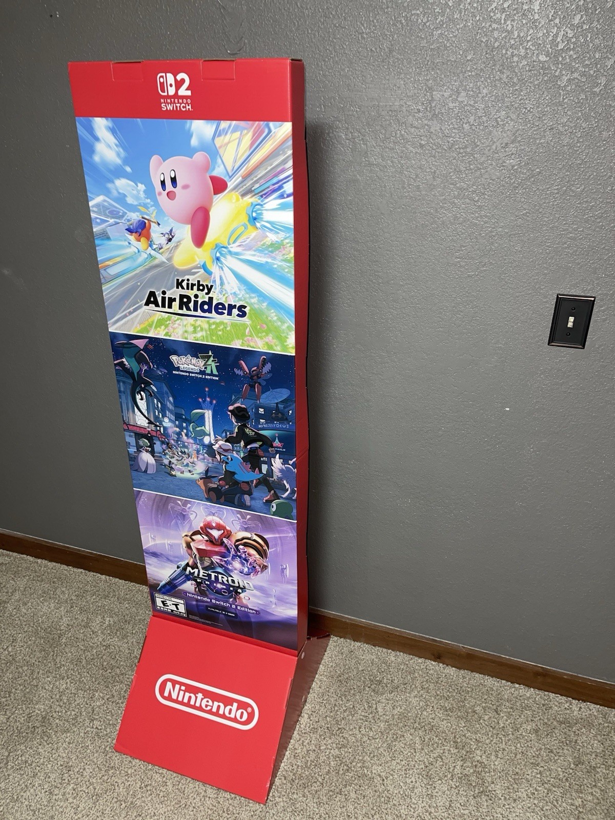 Metroid Prime 4/Kirby Air Riders/Pokémon Legends 5FT Display -Walmart- 2025 #3