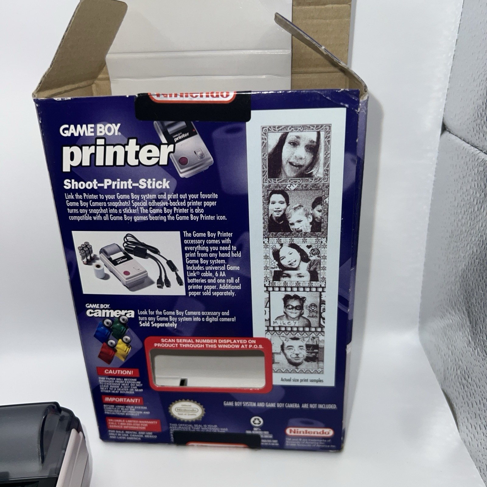 Nintendo GAME BOY Printer – CIB – 3x Sealed Paper Rolls – NEAR MINT, TESTED