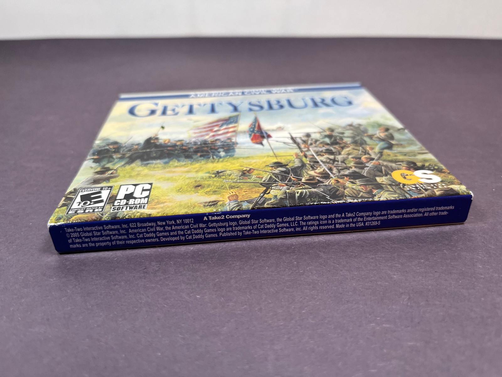 Global Star Software GETTYSBURG Civil War PC DVD Rom Computer Game