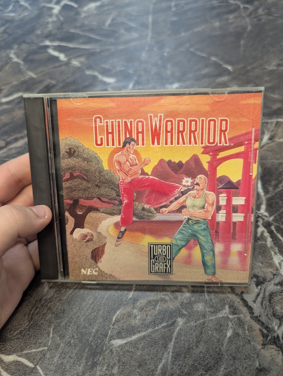 TESTED AND WORKS: China Warrior – TurboGrafx-16 TG16 – Complete Excellent