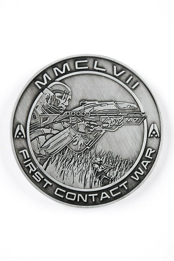 Mass Effect Trilogy Commemorative First Contact War Collectible Challenge Coin