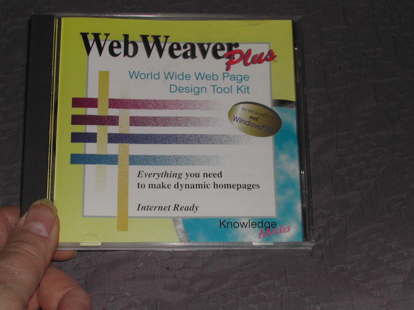 web weaver plus knowledge media (PC, 1995 CD-ROM