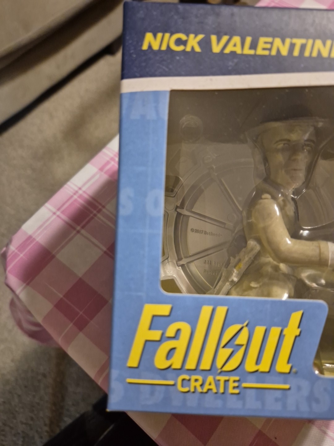 Fallout 4 Bethesda Loot Crate Nick Valentine Figurine New In box