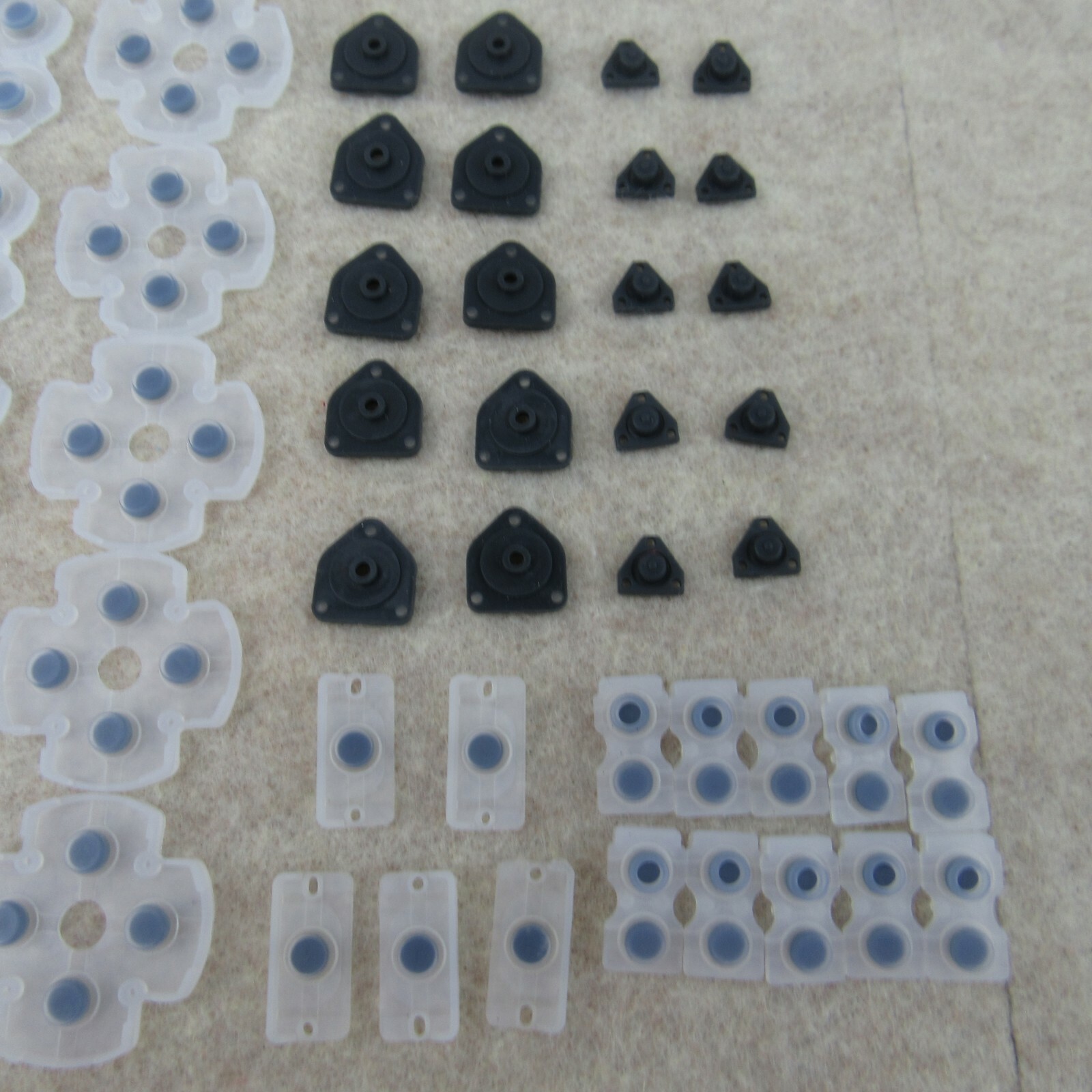 For PS4 Controller Replacement Rubber Conductive Pads Silicone Buttons Set of 5