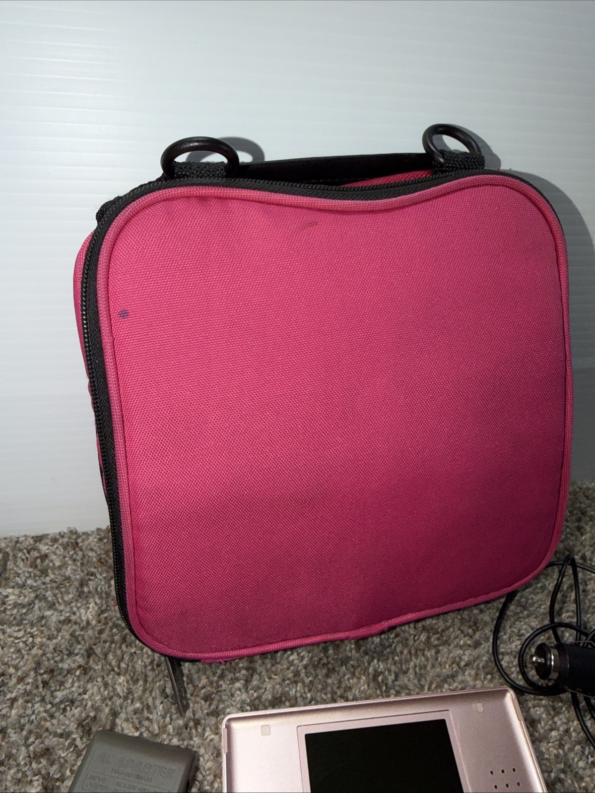 Nintendo DS Lite Console USG-001 with charger Case – Pink With 9 Games