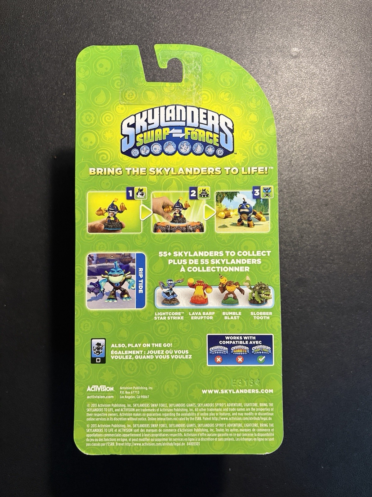 Skylanders Traslucent Green Rip Tide (chase variant) NIB – New Sealed