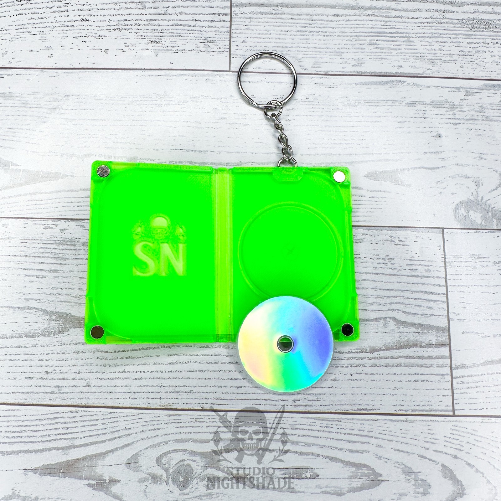 Plants Vs Zombies mini XBOX 360 video game case keychain Functional Disc
