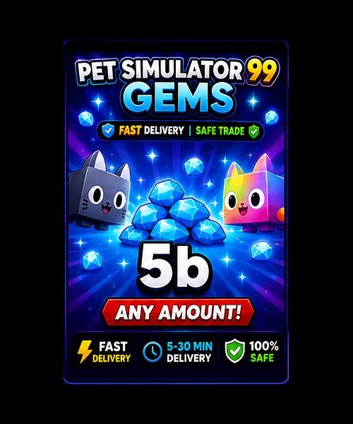 Pet Simulator 99 Gems ⚡ Fast Delivery ⚡ 1B | 10B | 50B | 100B | PS99