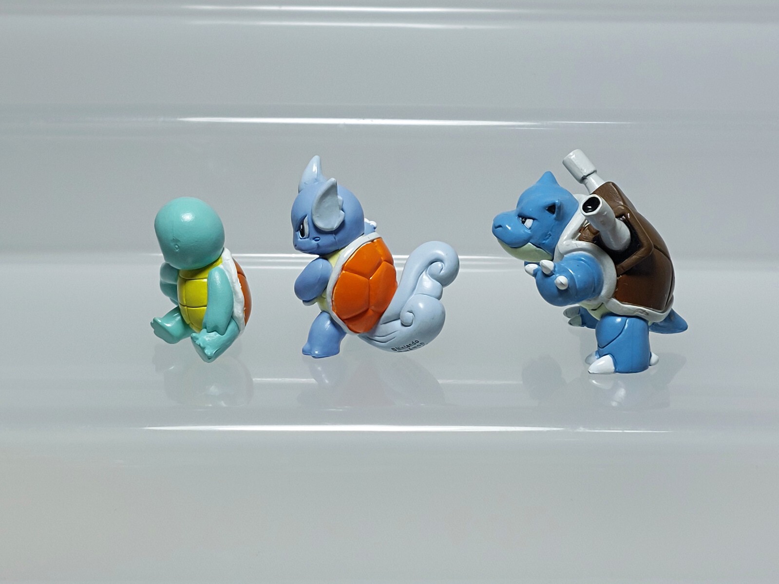 Squirtle Wartortle Blastoise Pokemon Full Color Advance Figure Bandai 0.8-1.1in