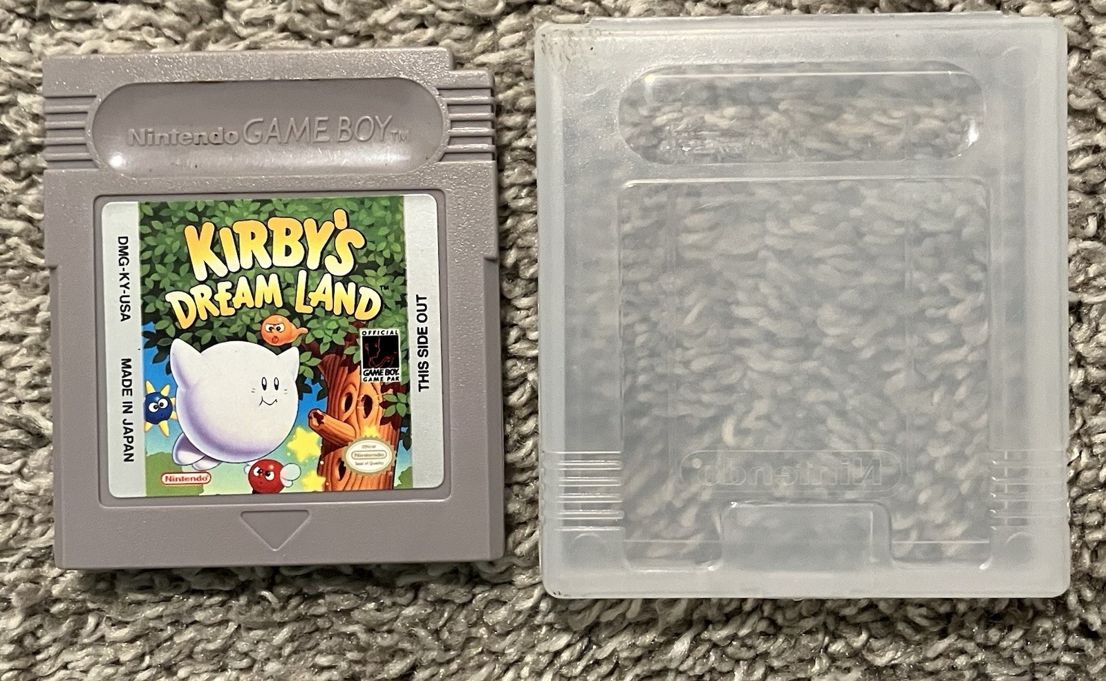 Kirby’s Dream Land (Nintendo Game Boy, 1992) with Instruction Manual GB Original
