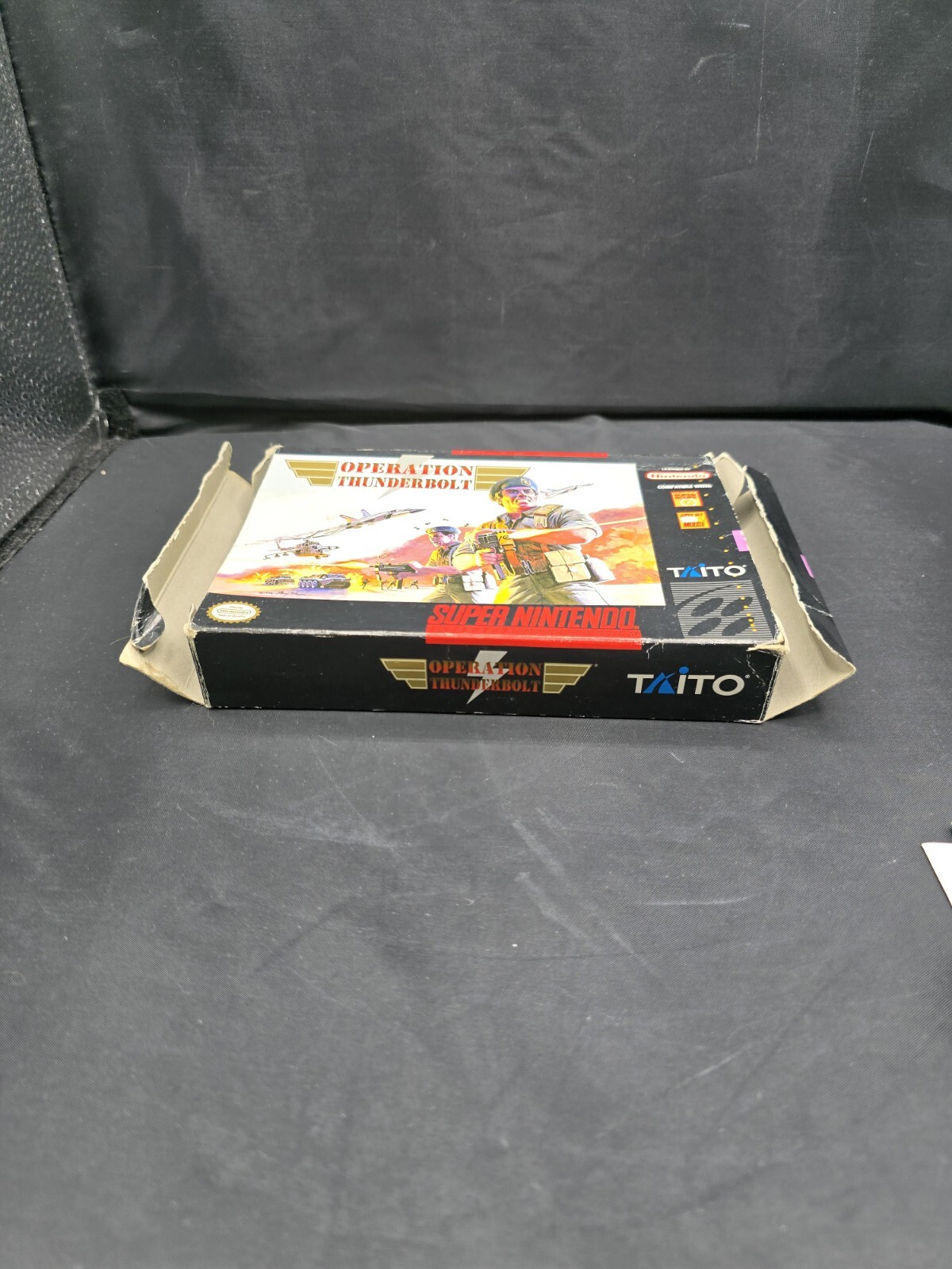 Operation Thunderbolt (Super Nintendo 1994) SNES Complete CIB Manual Authentic