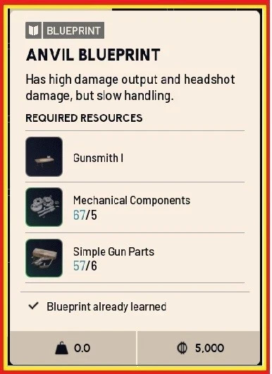 ARC RAIDERS ANVIL BLUEPRINT FAST DIGITAL DELIVERY IN GAME ONLY – USA SELLER