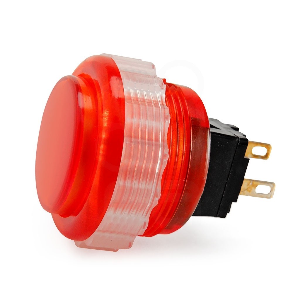 Seimitsu PS-14-DN-K 24mm Translucent Screw-In Arcade Button – Japanese Style