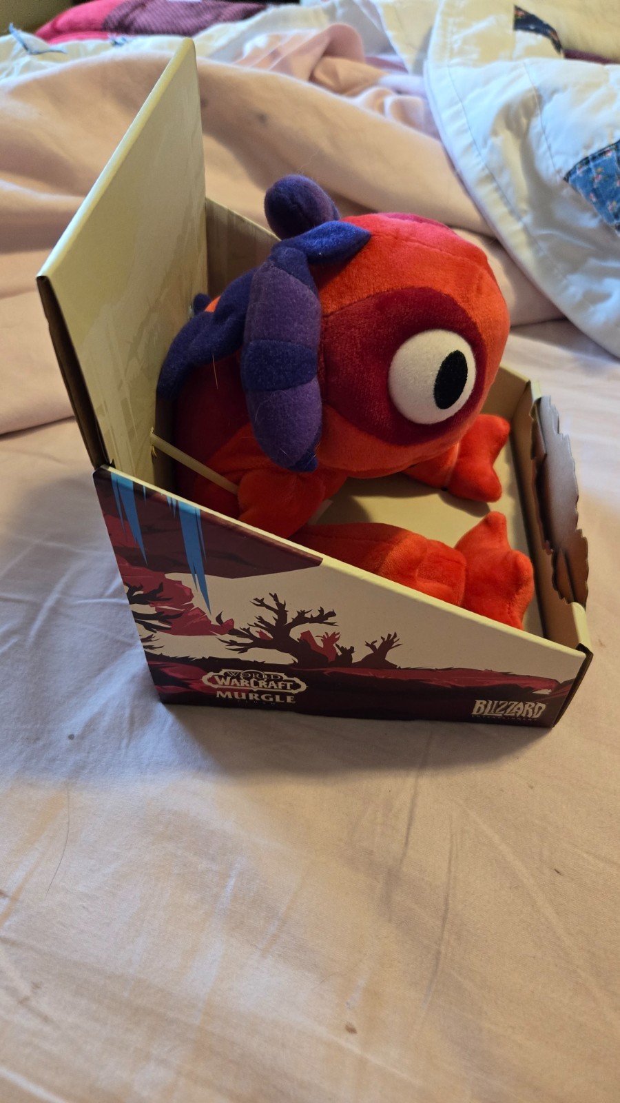 Blizzard 2019 Murgle Purple Red Plush World of Warcraft WoW W/box