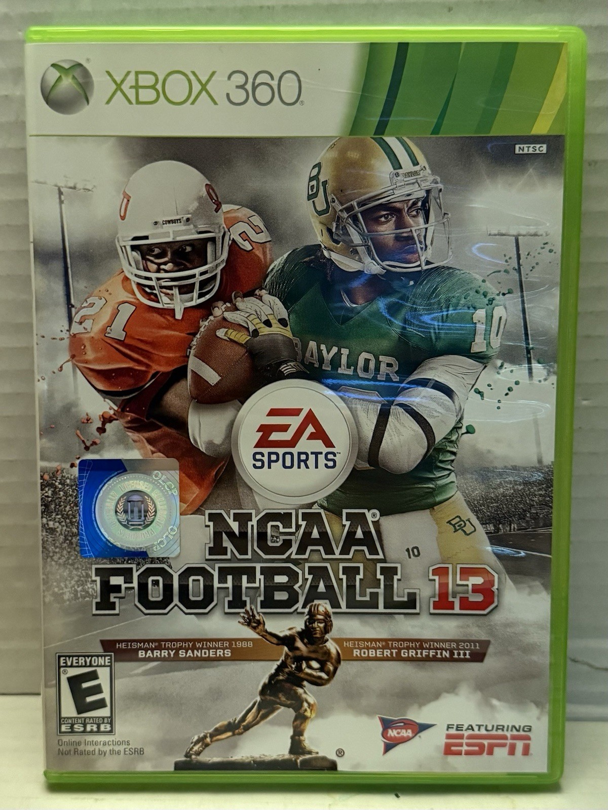 NCAA Football 13 (Microsoft Xbox 360, 2012) Complete, CIB – Tested
