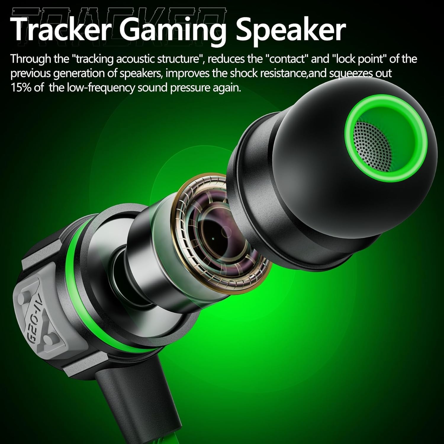 G20 Gaming Earbuds Wired – USB-C & 3.5mm, Noise Isolating In-Ear Headphones