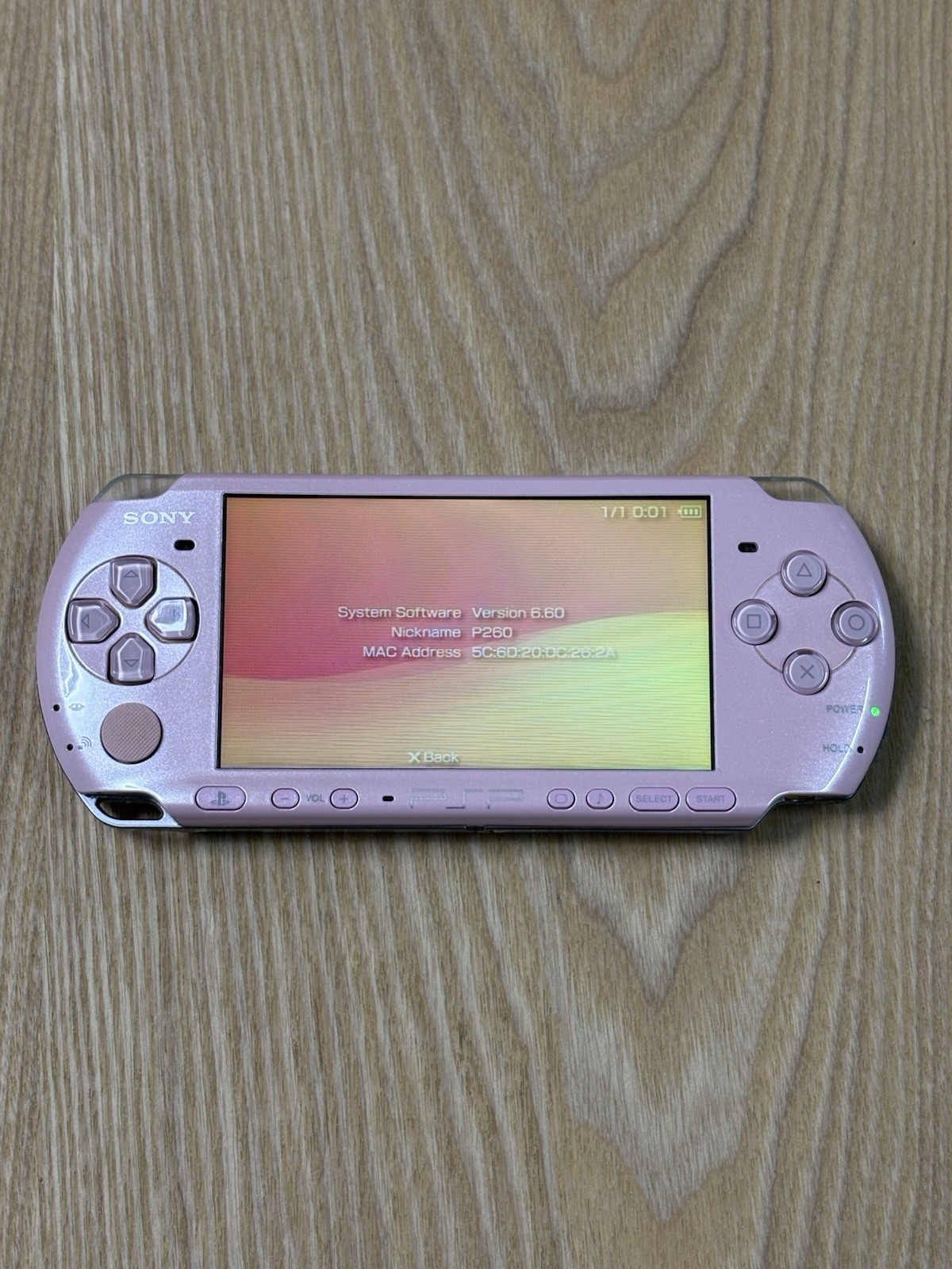 Sony PSP 3000 Blossom Pink Handheld Console PSP-3000 Region Free Tested Japan