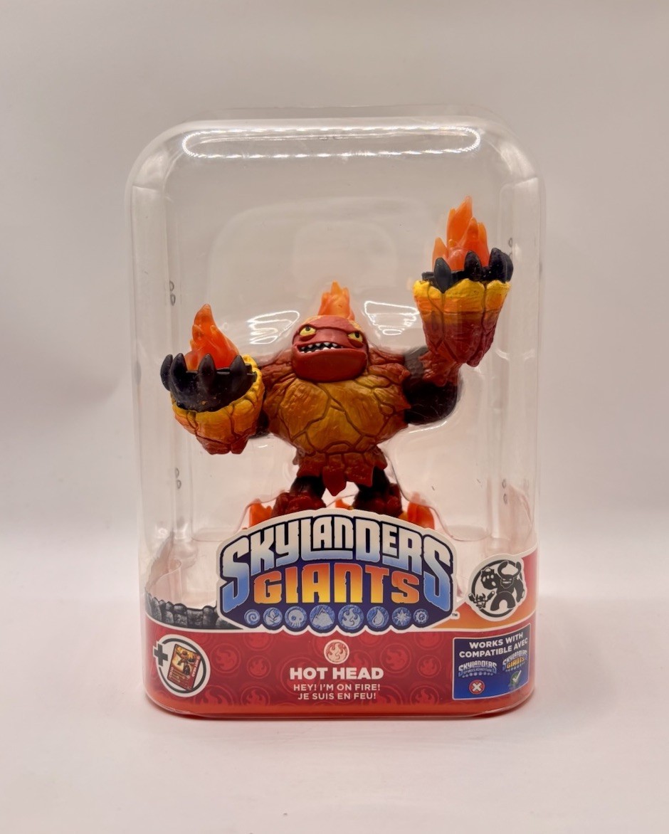 Activision Skylanders Giants Figure – Hot Head (2013) New/Off Card – w/sticker
