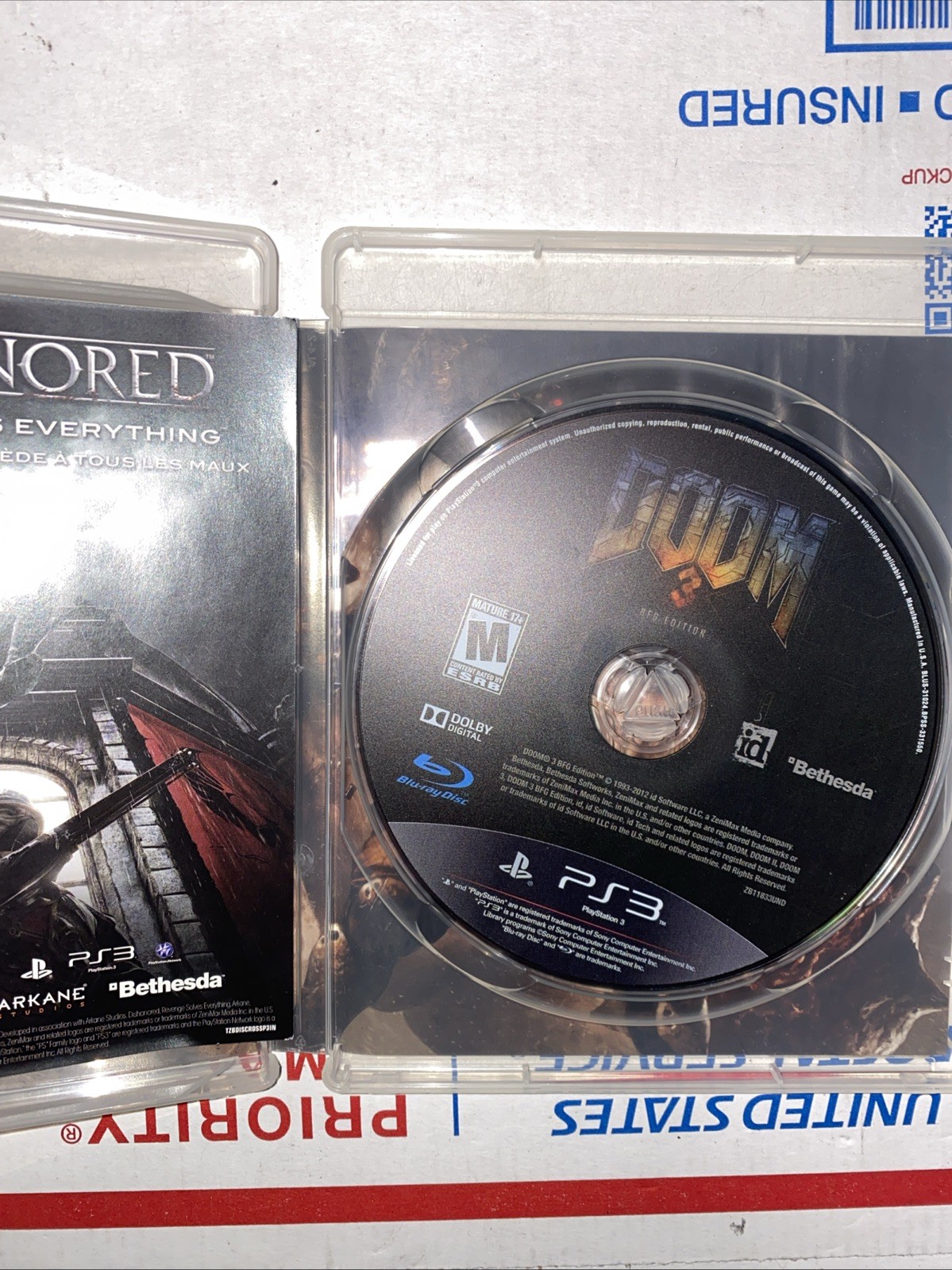 Doom 3 BFG Edition (Sony PlayStation 3, 2012) tested ships same day for free !