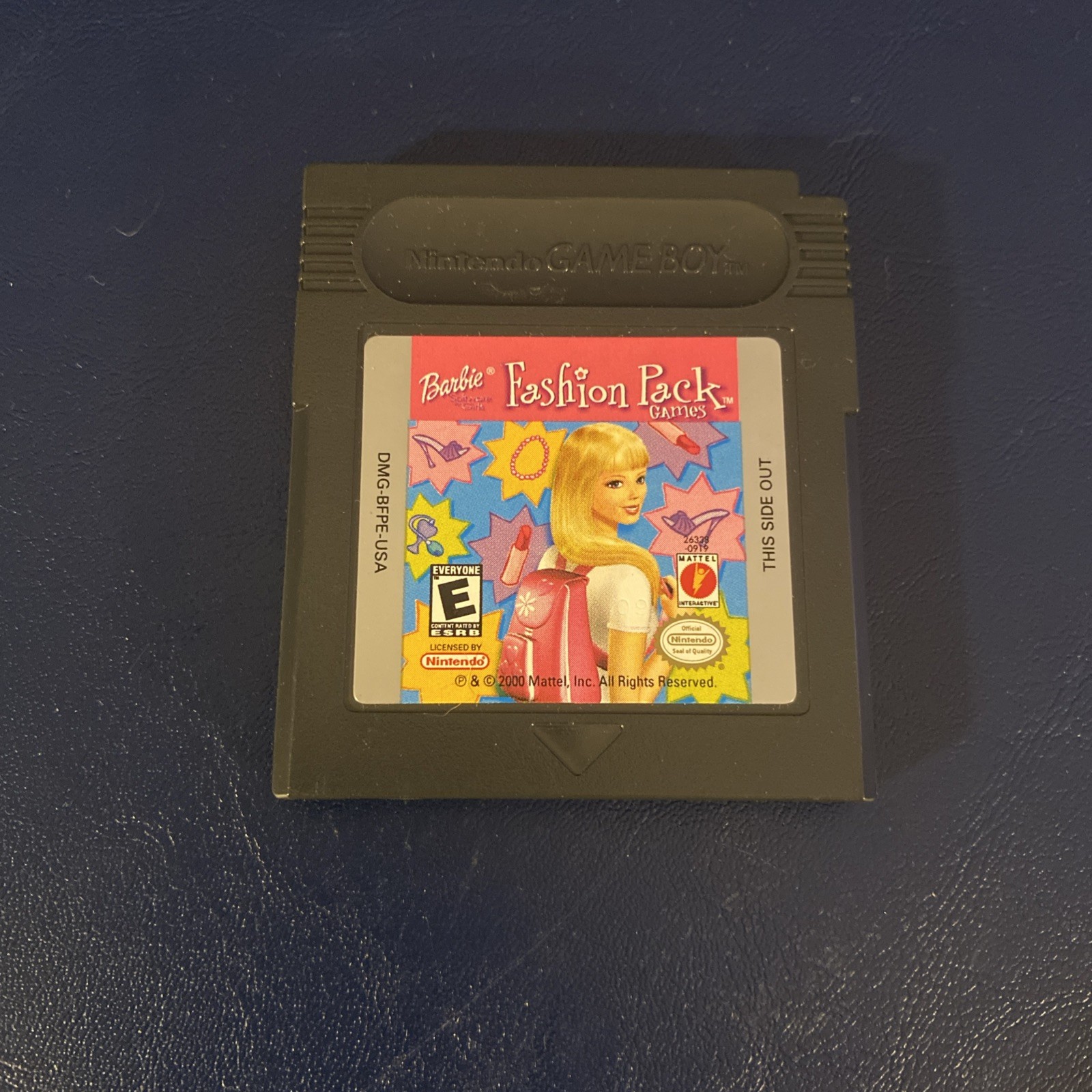 Barbie Fashion Pack Game Boy Color GBC 2000 Cartridge Only Tested Working