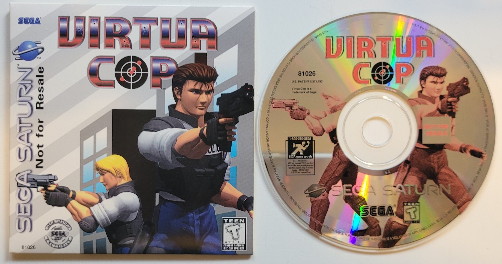 Sega Saturn 3 GamePack Not For Resale Virtua Fighter 2 Daytona Virtua Cop Tested