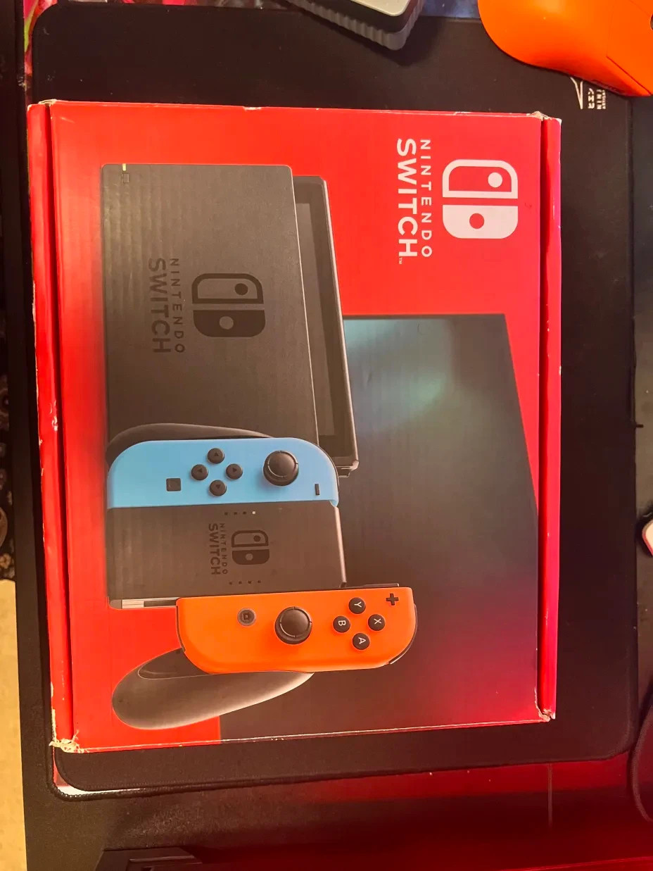 Nintendo Switch 32GB Handheld Console – Neon Red/Neon Blue
