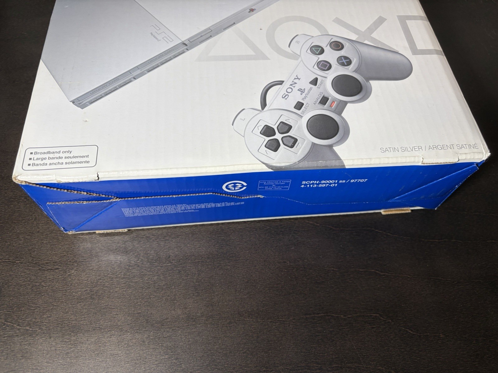 New In Box Sony Playstation 2 PS2 Slim Silver Game Console SCPH-90001
