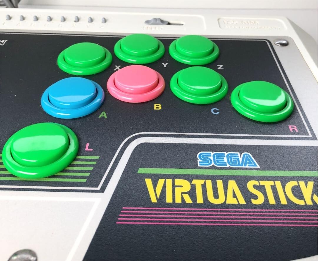 Sega Virtua Stick HSS-0136 Controller Sega Saturn Tested & Working Used Game