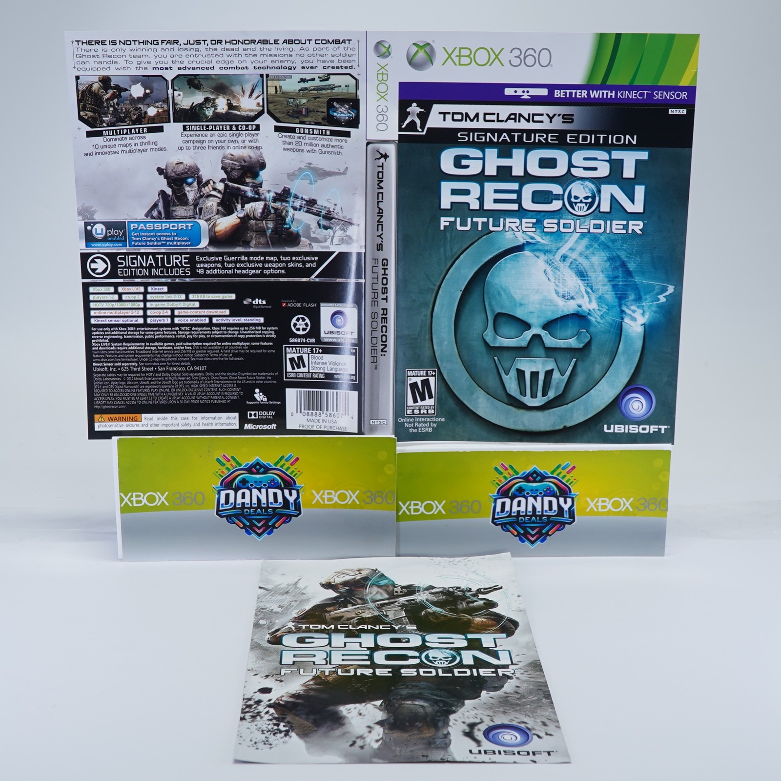Ghost Recon: Future Soldier Signature Edition CIB W/ Manual – Xbox 360