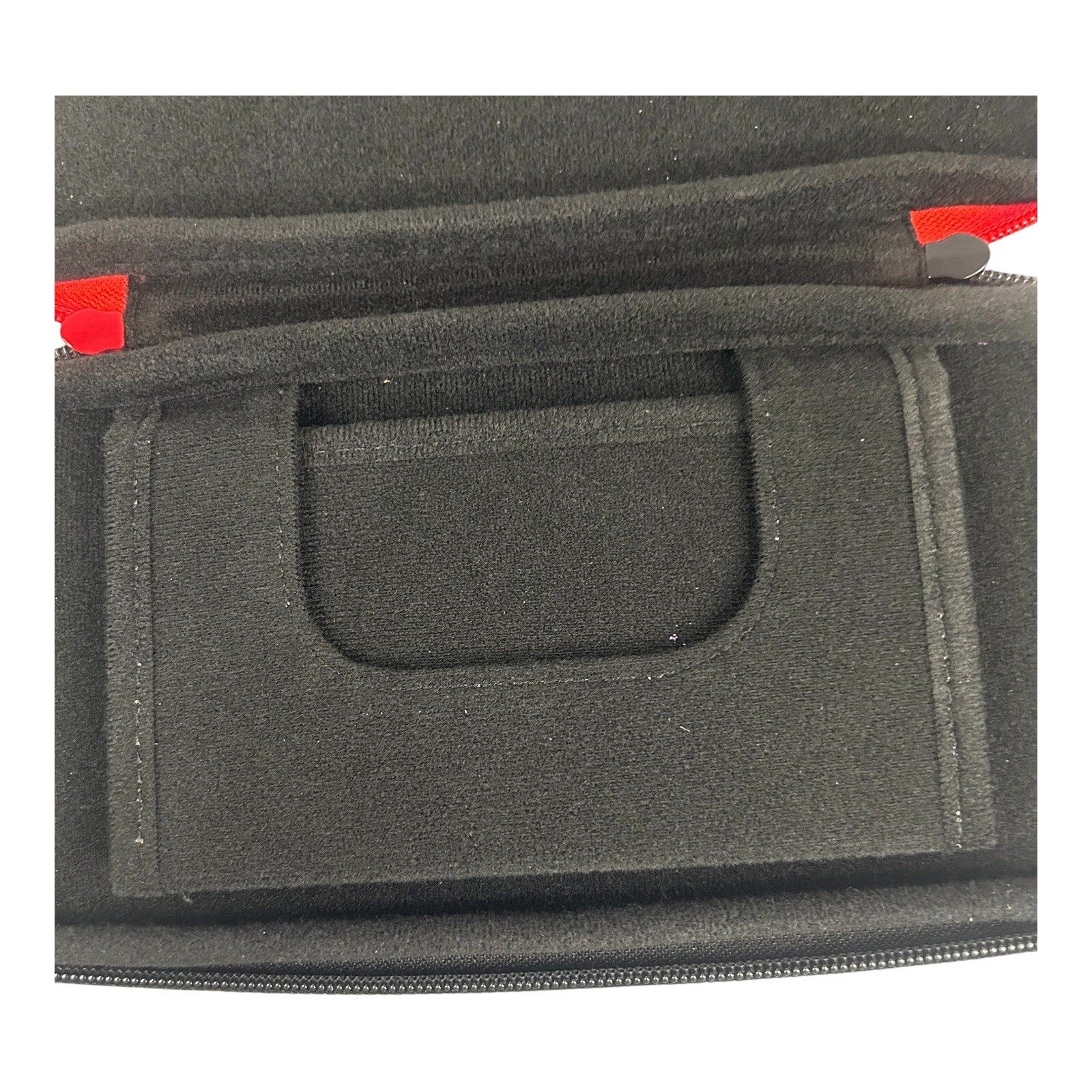 Nintendo Switch Carry Case Travel Mario Bowser Red Black Zip Bag
