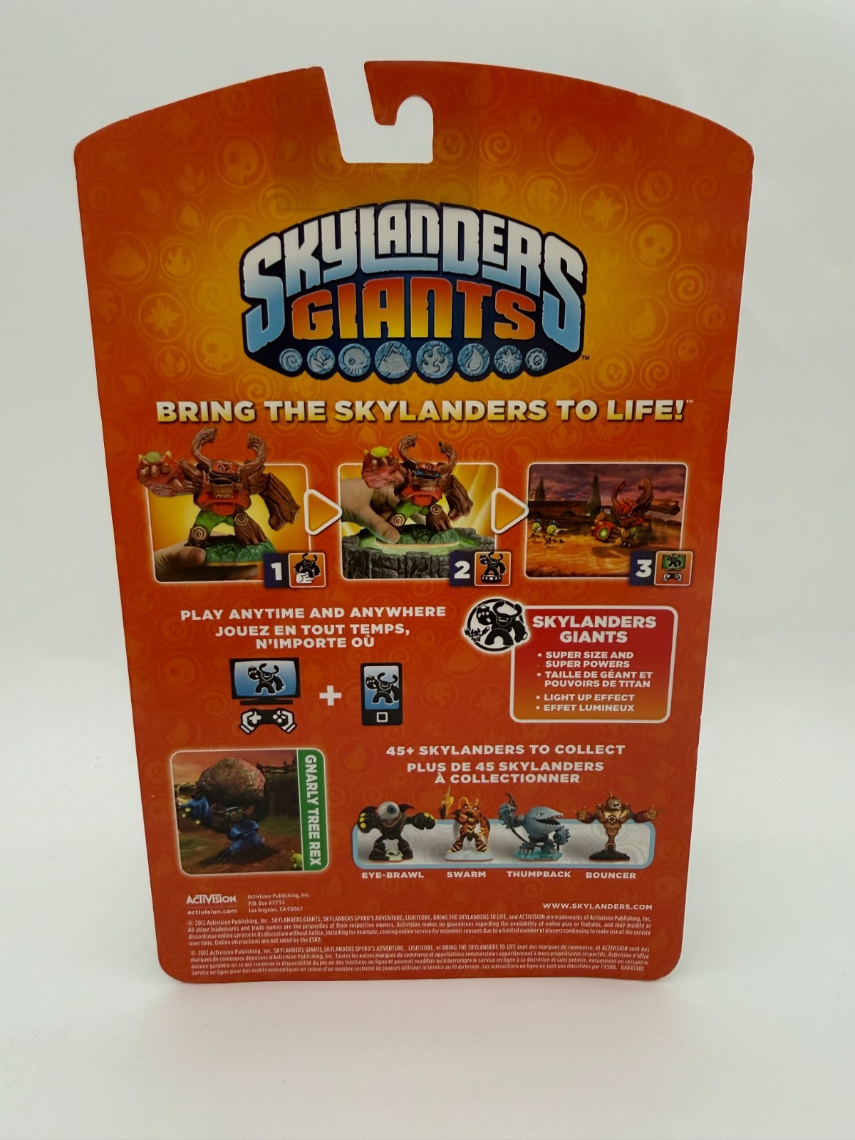 Activision Gnarly Tree Rex Figure Skylanders Giants NIB