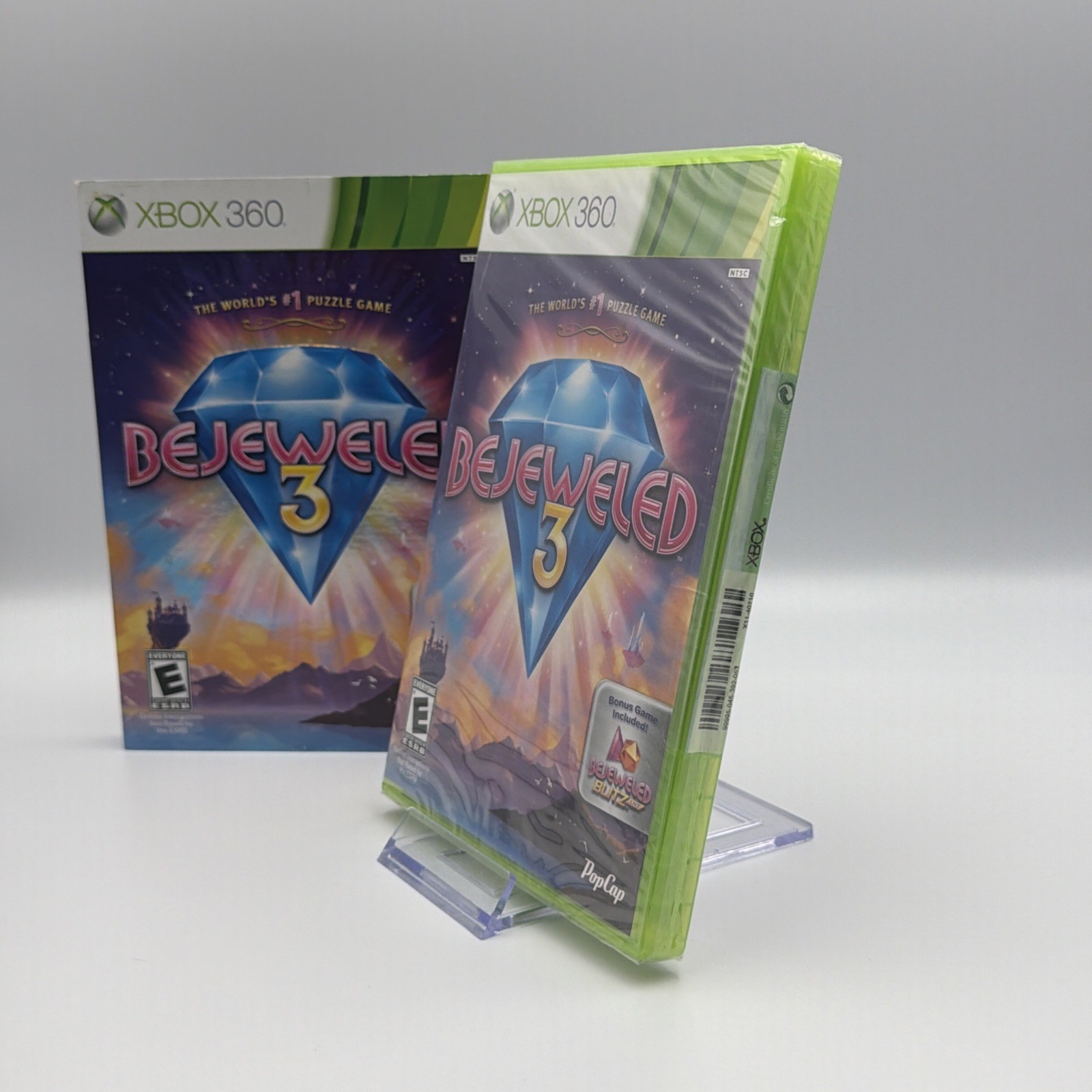 Xbox 360 Video Game Bejeweled 3 New Sealed Microsoft Xbox w/ Slipcover 🔥