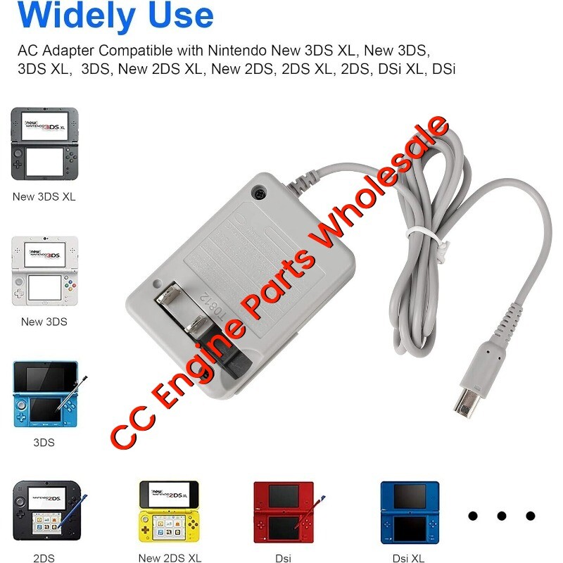 for Nintendo DSi/ 2DS/ 3DS/ DSi XL AC Adapter Home Wall Charger Cable Power Plug