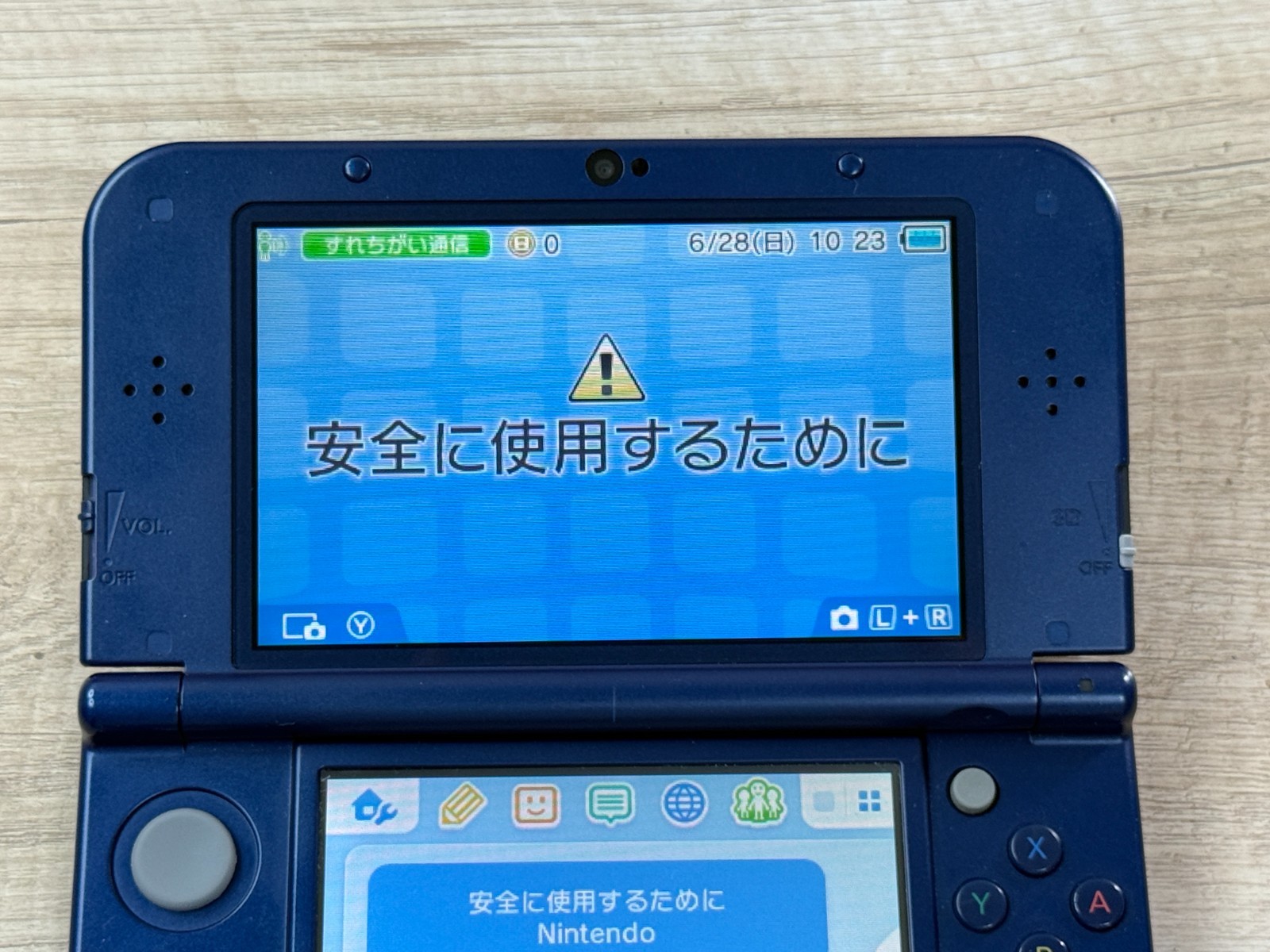 RANK A Nintendo New 3DS XL Metallic Blue Console Tested Japan ver D4228
