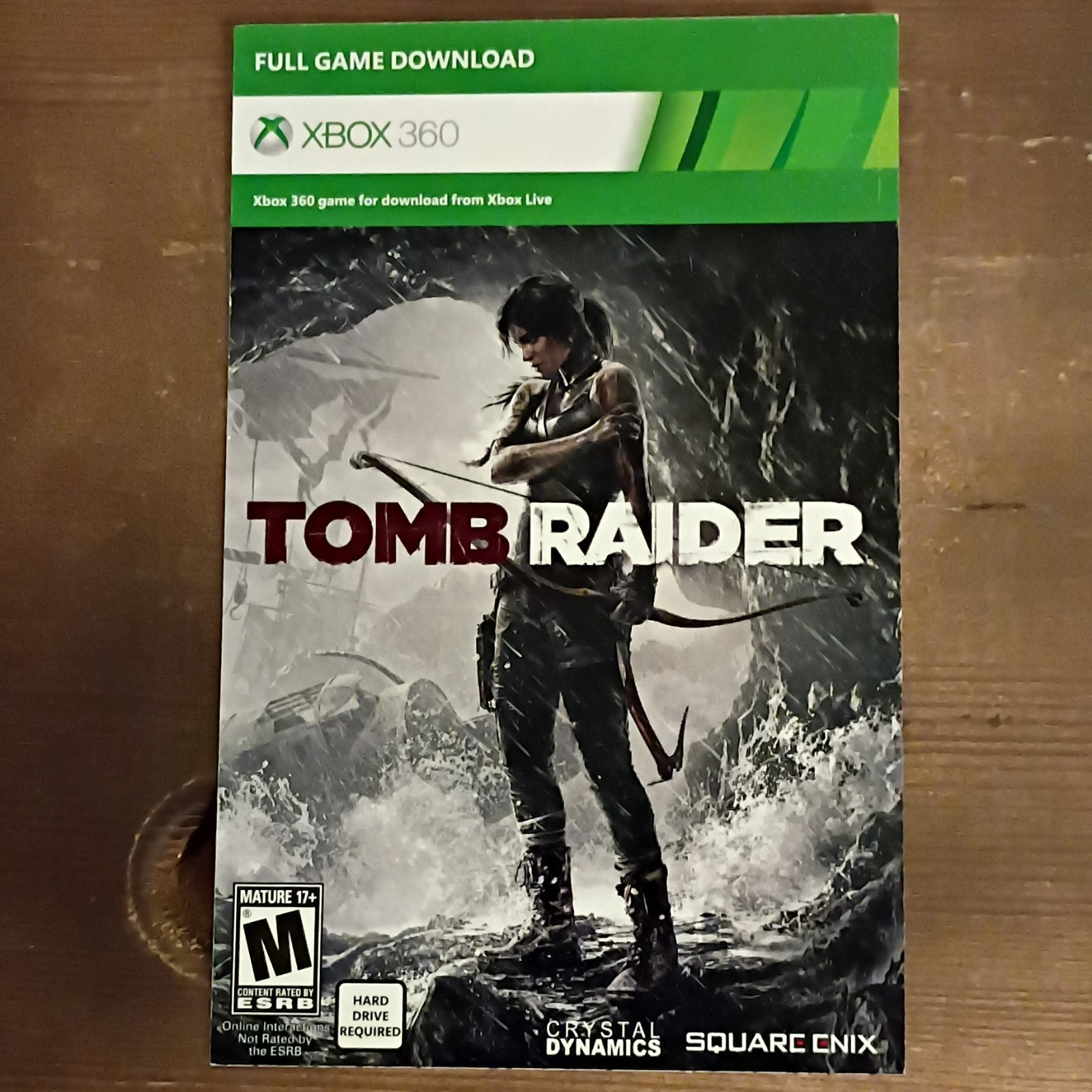 Xbox 360 Tomb Raider Full Game Download Prepaid Game Card Code *READ*