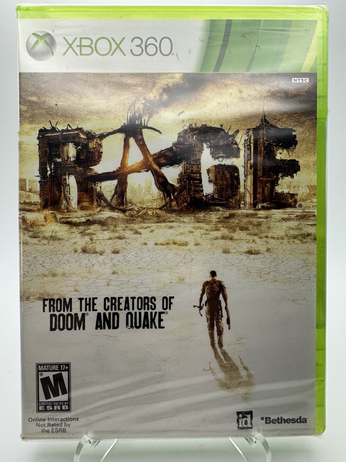 Rage (Microsoft Xbox 360, 2011) CIB | New | Factory Sealed
