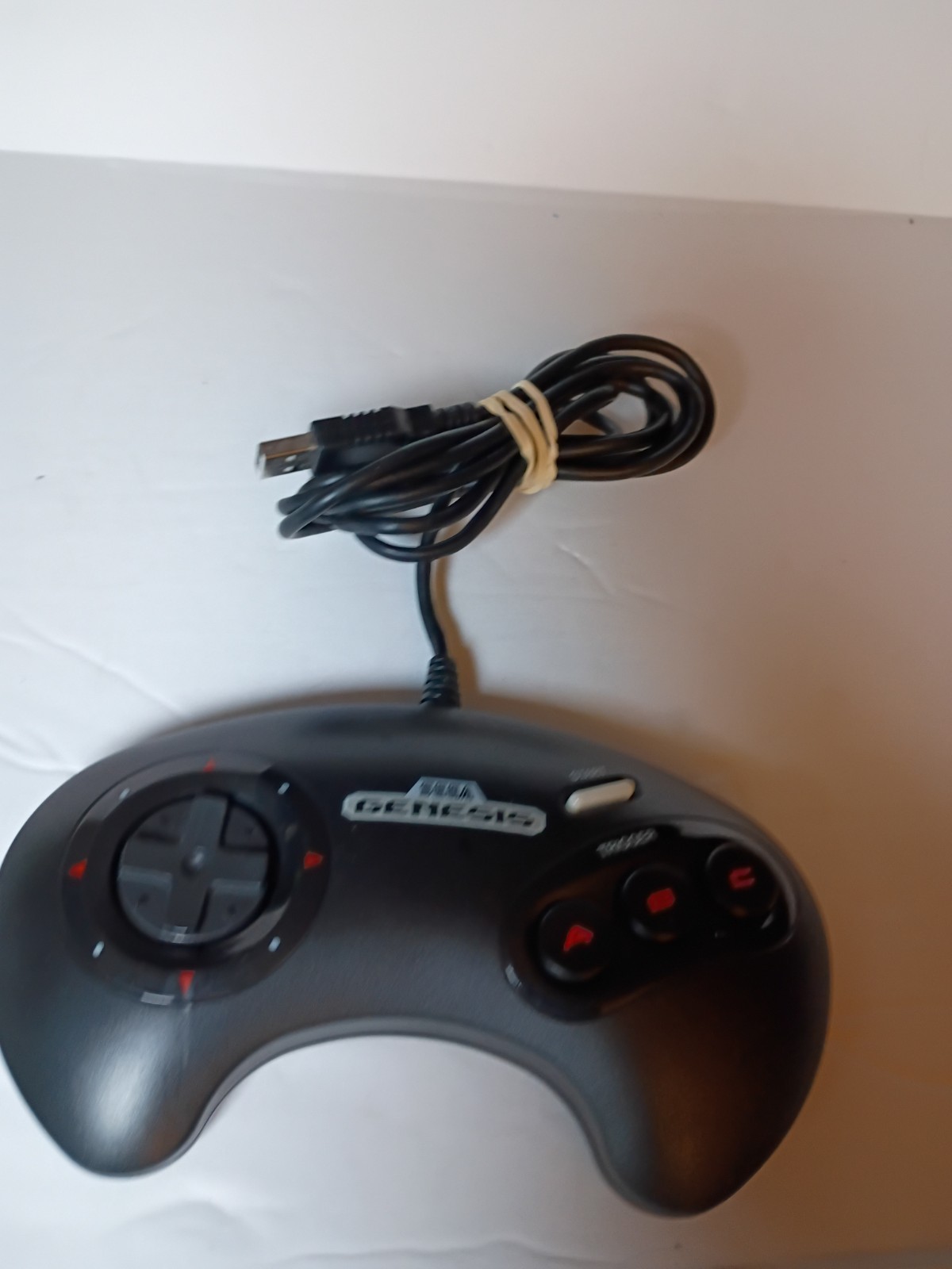 Sega Genesis USB Wired Controller MK-16500 Tested Works