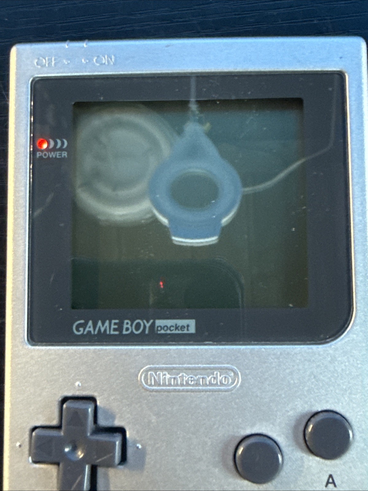Nintendo Game Boy Pocket MGB-001 Silver Portable Handheld Console