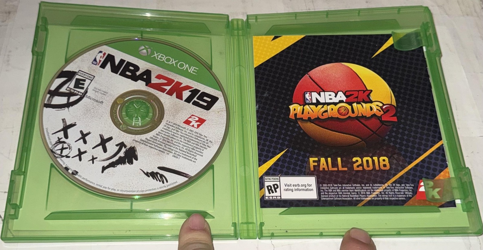 NBA 2K19 20th Anniversary Microsoft Xbox One Lebron James Cover Complete