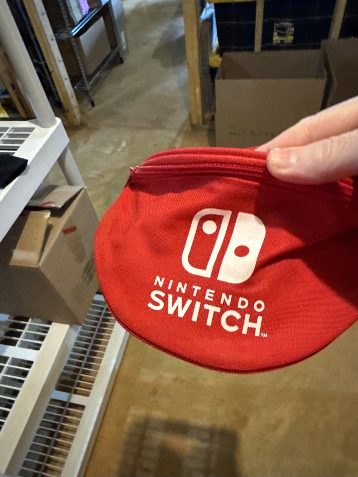 Nintendo Switch Together Tour Red Fanny Pack Adjustable Waist Promotional