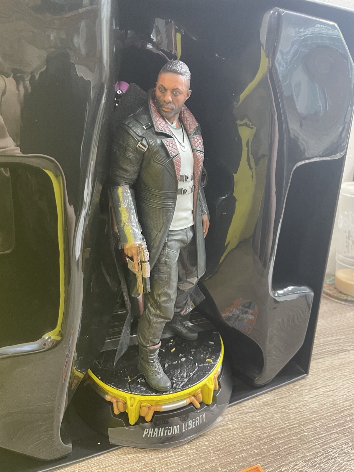 ⚠️ Cyberpunk 2077 Figure Phantom Liberty Secret Agent Gear Figurine CIB 🤖