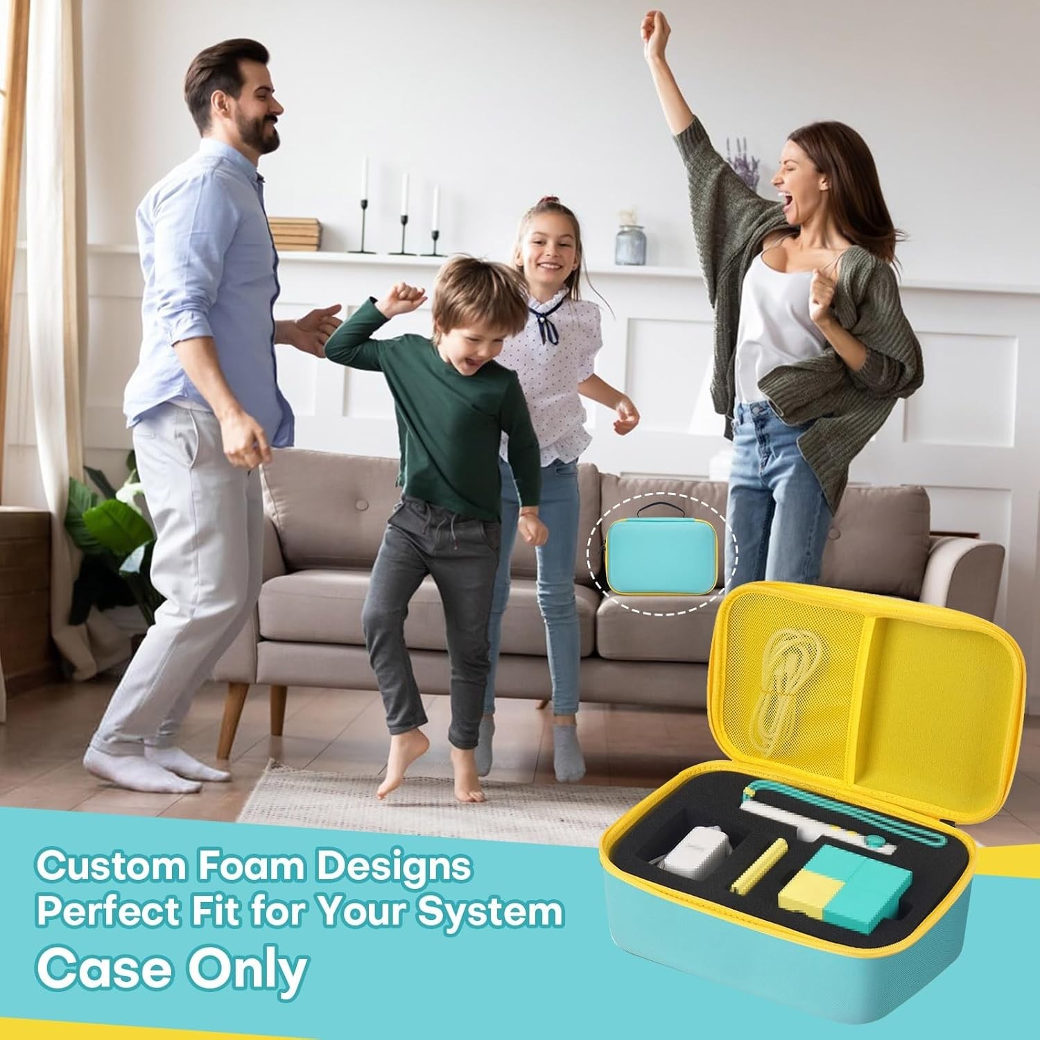 Protective Teal Case for Nex Playground – Shockproof, Lightweight & Portable
