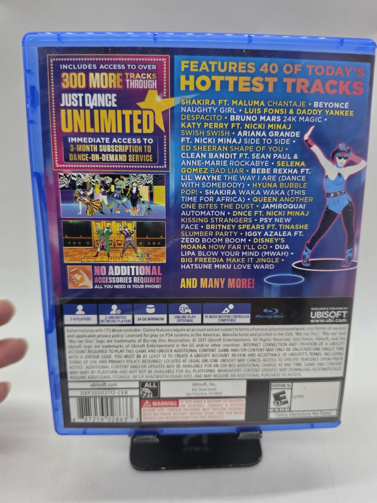 JUST DANCE 2018 Playstation 4 Mint Cib Tested Working Ps4 New