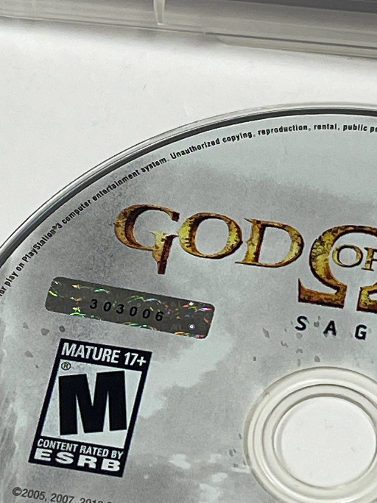 Ps3 – God of War Saga Collection God of War 1. 2 & 3 PlayStation 3 W/ Case #2946
