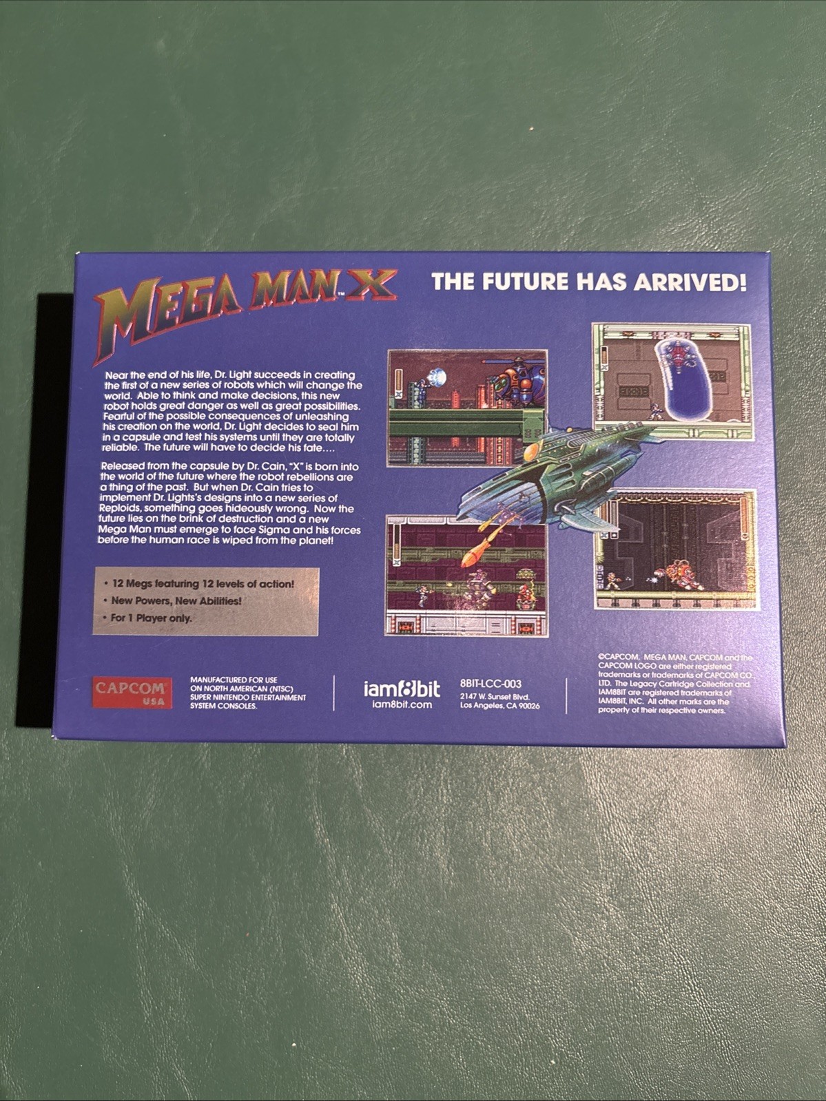 Mega Man X 30th Anniversary SNES Legacy Cartridge iam8bit Capcom