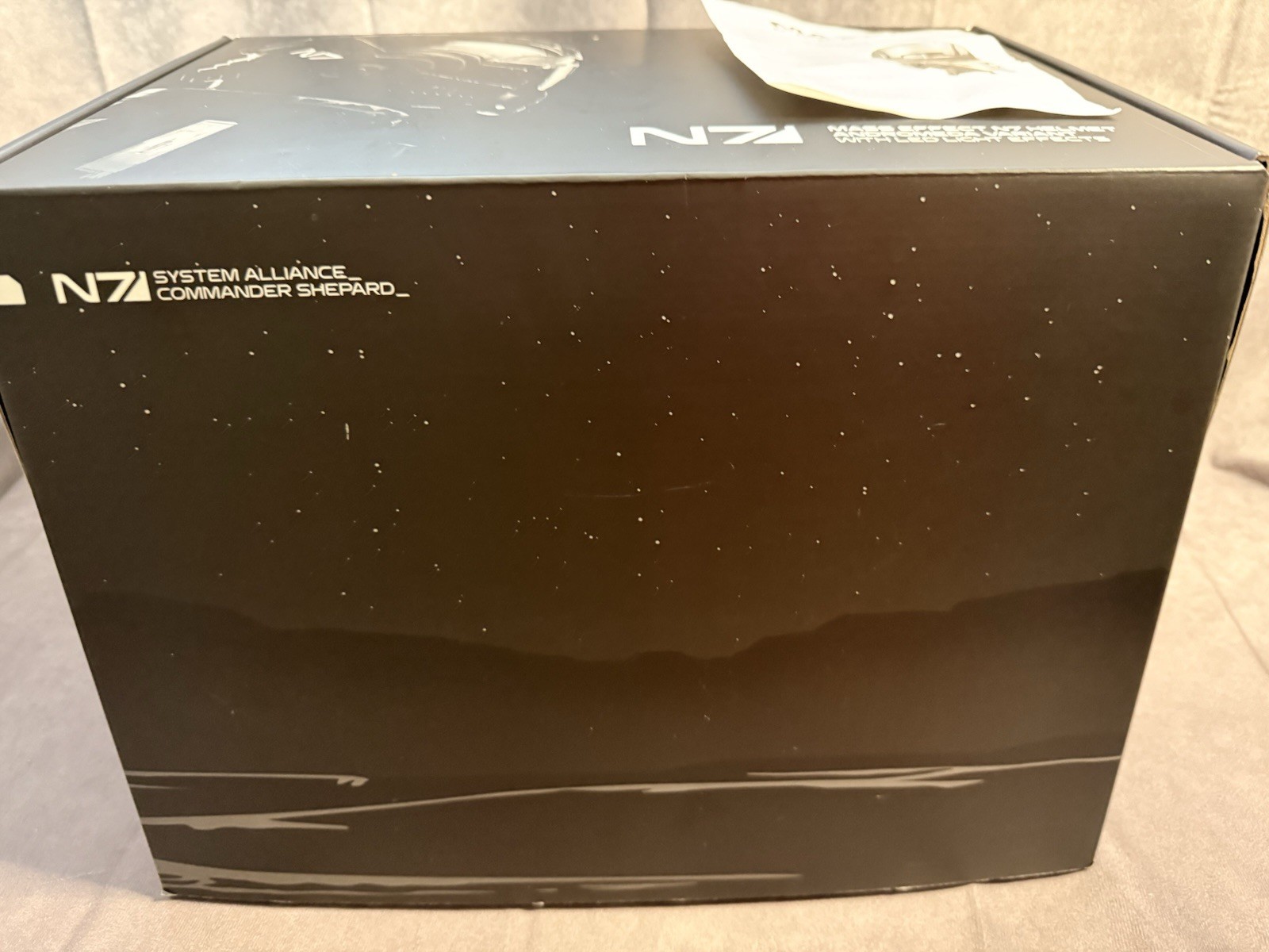 Mass Effect N7 Helmet Andromeda Variant 1:1 Scale Wearable Helmet LED Light VG+