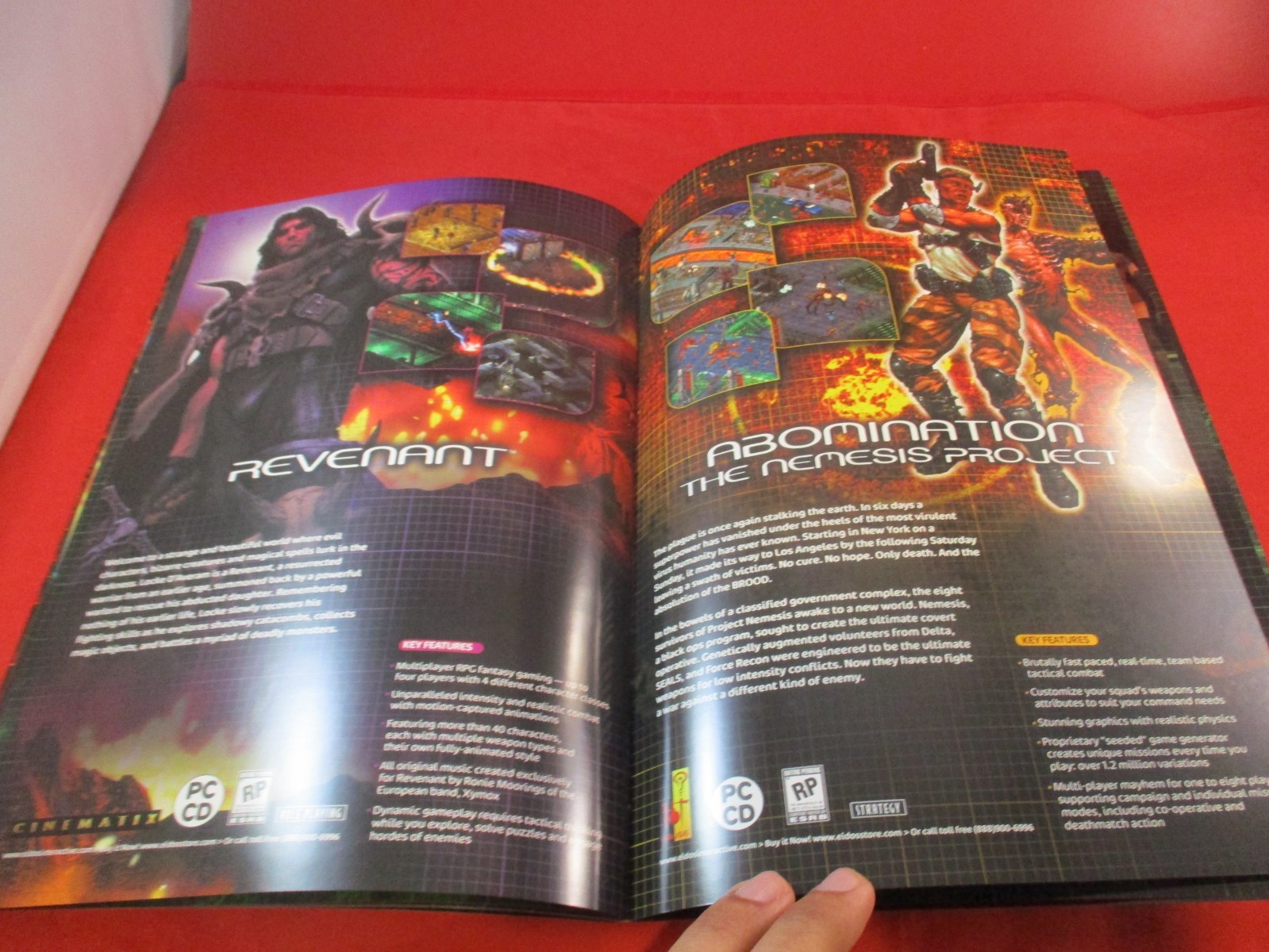 Eidos Interactive 1999 Product Catalog Tomb Raider Gex 3 Braveheart Daikatana