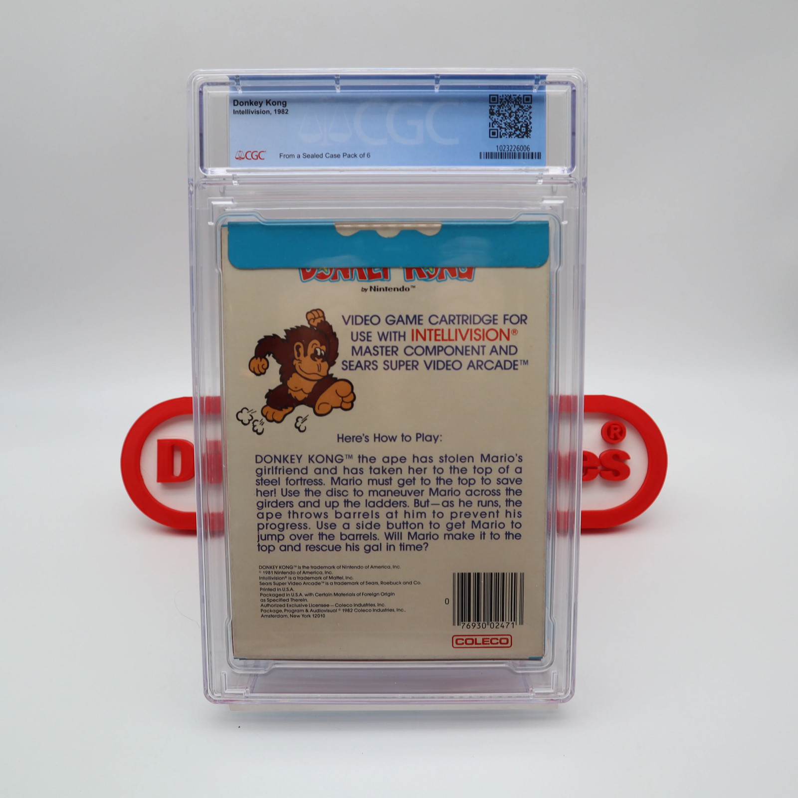 DONKEY KONG (THE ORIGINAL!) – CGC GRADED 9.6 N/A! NEW & Sealed! (Intellivision)